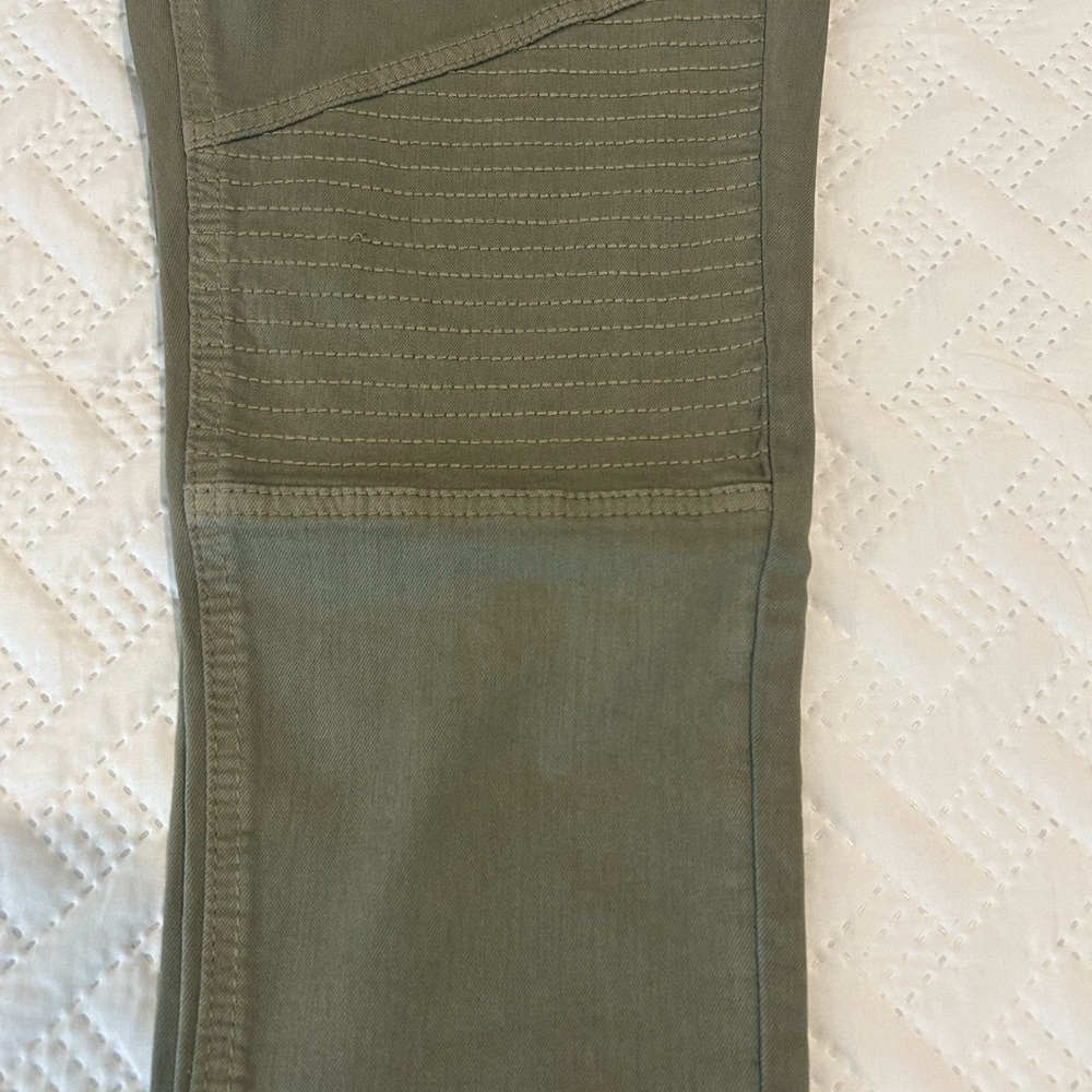 Olive Super Stretchy Motto Jeans - Picture 4 of 5